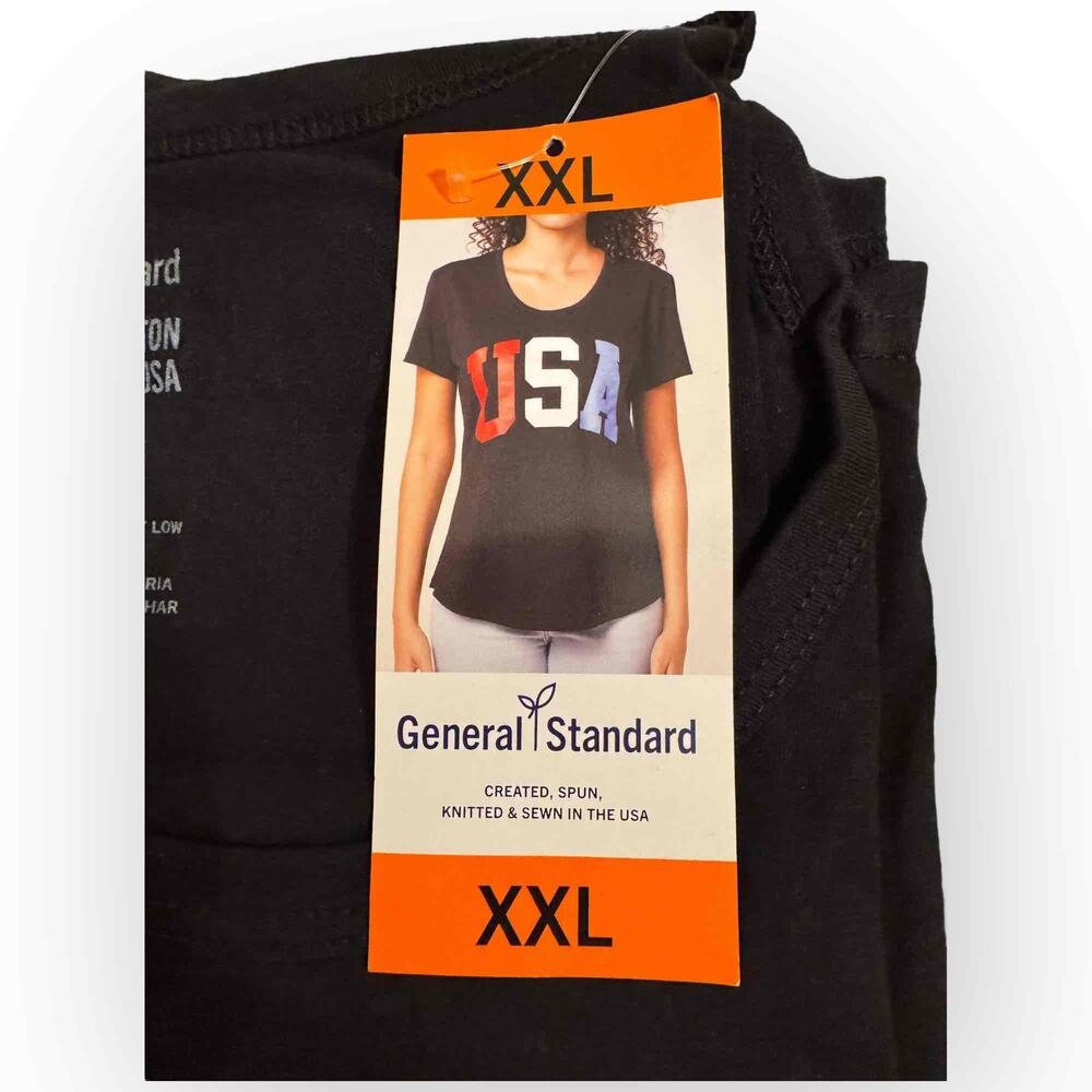 General Standard Ladies’ Americana Tee, V-Neck, Size XXL - 873XXL - Picture 6 of 8